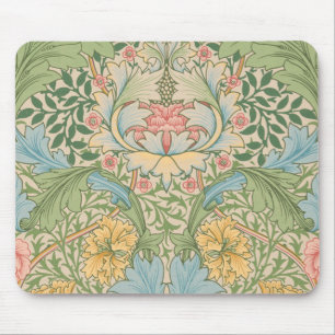 Mousepad William Morris Flor de Murta Floral Botânico
