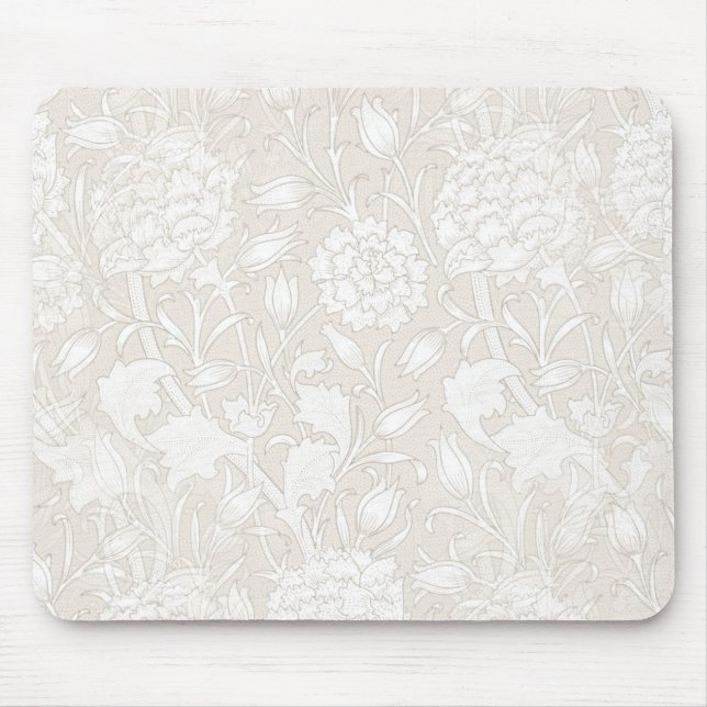 Mousepad William Morris Floral Patterno na Sepia (Frente)