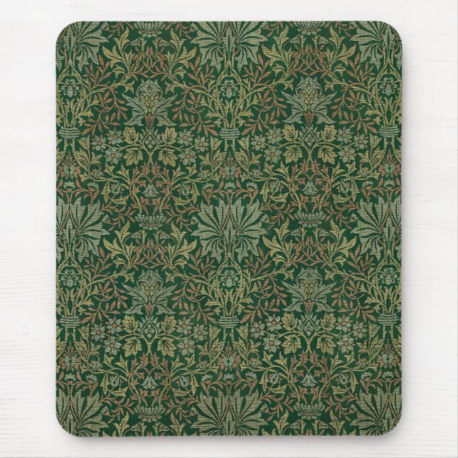Mousepad William Morris Flower Garden-Greens (Frente)
