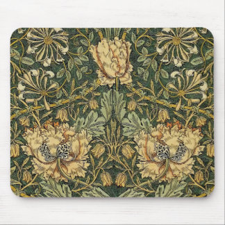 Mousepad William Morris Honeysuckle Green Floral
