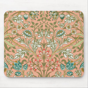 Mousepad William Morris Hyacinth Flor Rosa Art