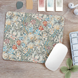 Mousepad William Morris Lily Art Nouveau Plad Floral de Mou