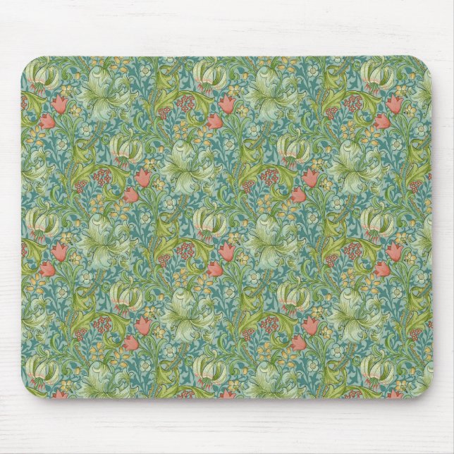 Mousepad William Morris "Lírio Dourado" 1 (Frente)