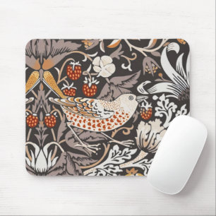 Mousepad William Morris Morango Furtado Carvão Ocre