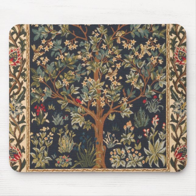 Mousepad William Morris - Original Da Árvore Da Vida (Frente)