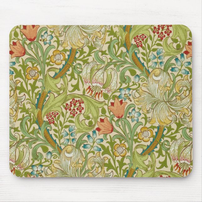 Mousepad William Morris - Ouro Lily (Frente)