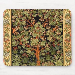 Mousepad William Morris - Padrão De Árvore Da Vida