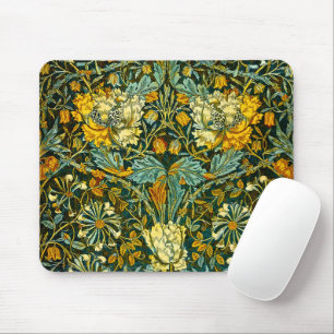 Mousepad William Morris - Padrão Floral Antiquado de Honeys
