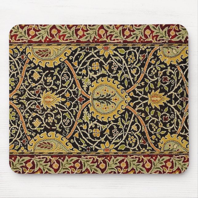 Mousepad William Morris Persian Carpet Art Impressão (Frente)