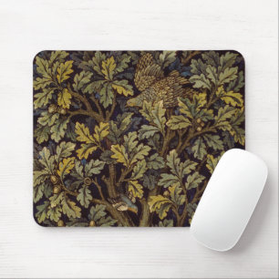 Mousepad William Morris - Pheasant Bird Tree Botanical