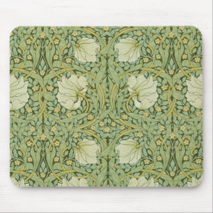 Mousepad William Morris Pimpernel Floral Blue Wallpaper
