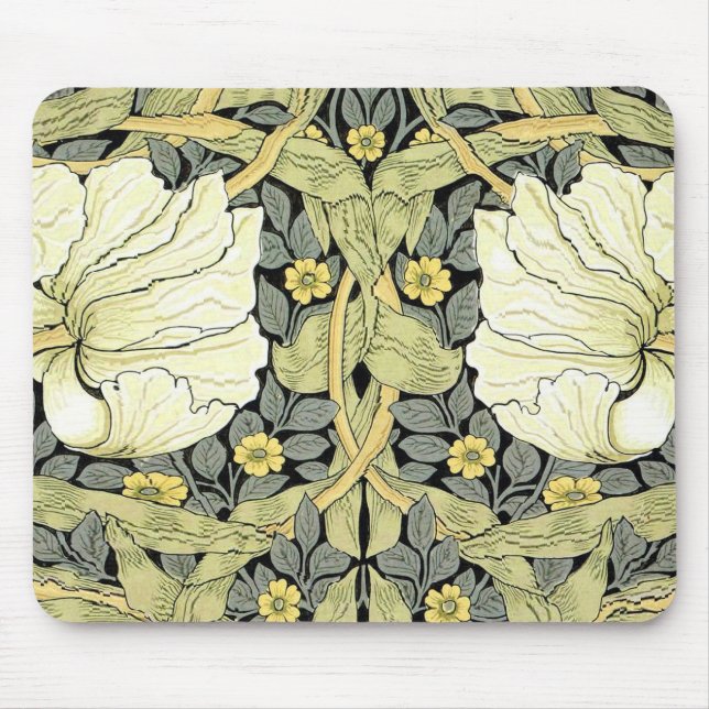 Mousepad William Morris Pimpernel Floral Wallpaper (Frente)