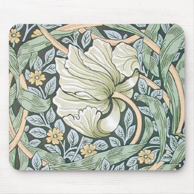 Mousepad William Morris Pimpernel Floral Wallpaper (Frente)