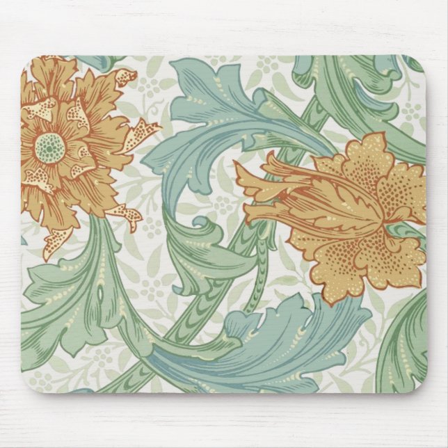 Mousepad William Morris Solteiro Stem Floral Patterno (Frente)