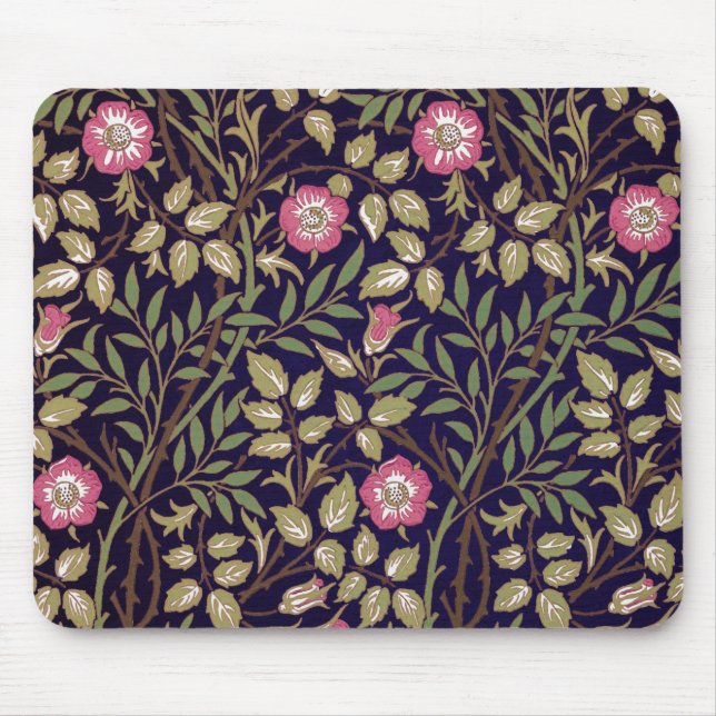 Mousepad William Morris Sweet Briar Floral Art Nouveau (Frente)