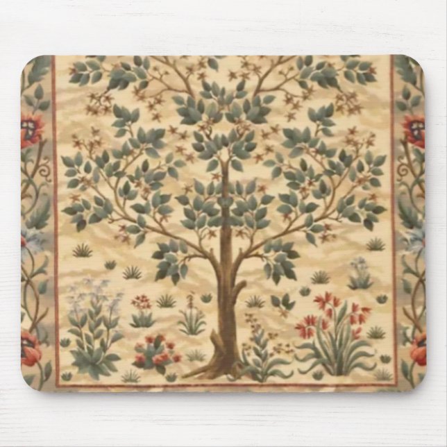 Mousepad William Morris Tree Of Life (Frente)