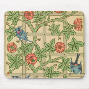 Mousepad William Morris Trellis Classic Wallpaper Design