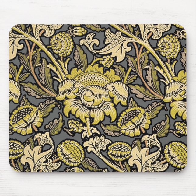 Mousepad William Morris Wey Wallpaper Floral (Frente)