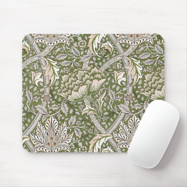 Mousepad William Morris Windrush flores florais clássicas (Com mouse)