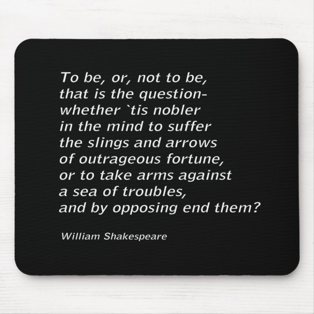 Mousepad William Shakespeare "Hamlet" (Frente)