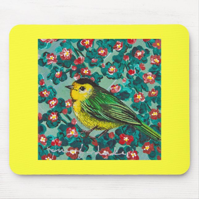 Mousepad Wilson's Warbler (Frente)