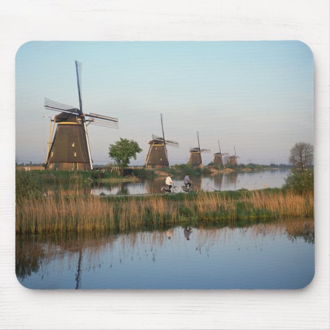 Mousepad Windmills, Kinderdijk, Países Baixos (Frente)