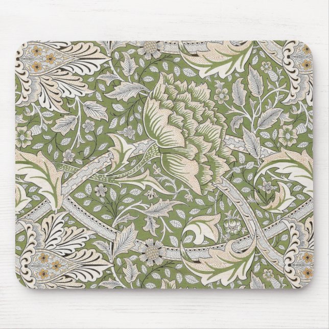 Mousepad Windrush Pattern (por William Morris) (Frente)