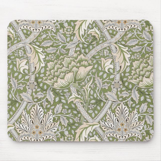 Mousepad Windrush Pattern (por William Morris) (Frente)
