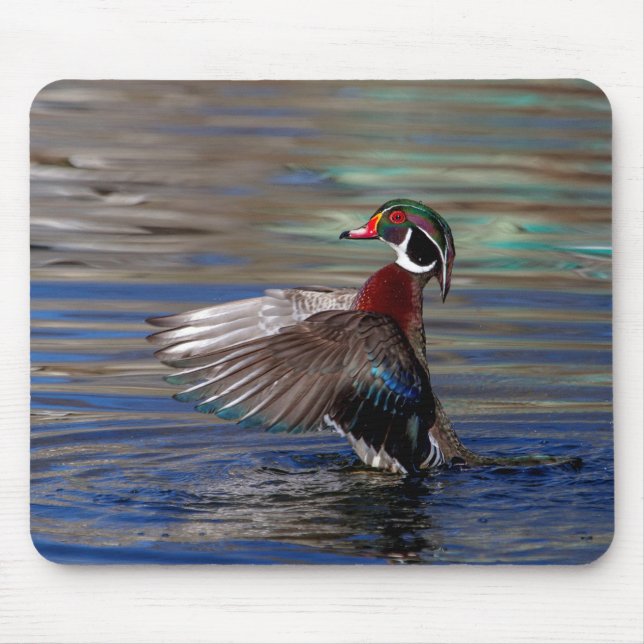 Mousepad Wing Flapping Wood Duck (Frente)