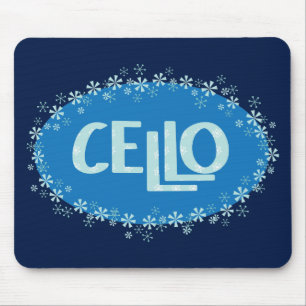Mousepad Winter Cello