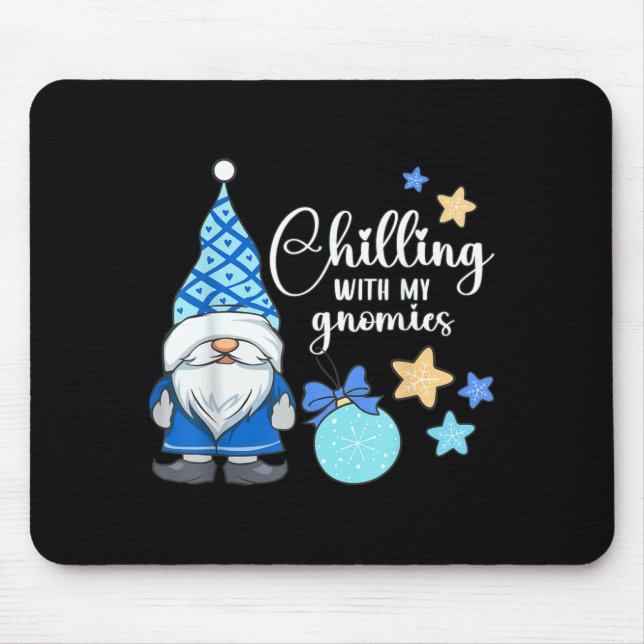 Mousepad Winter Gnome, Nordic, Christmas Gnome  (Frente)