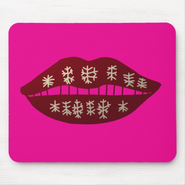 Mousepad Winter Holiday Smile (Frente)