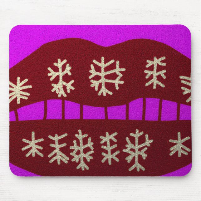 Mousepad Winter Holiday Smile (Frente)