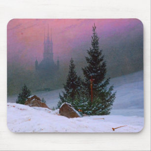 Mousepad Winter Landscape Caspar David Friedrich