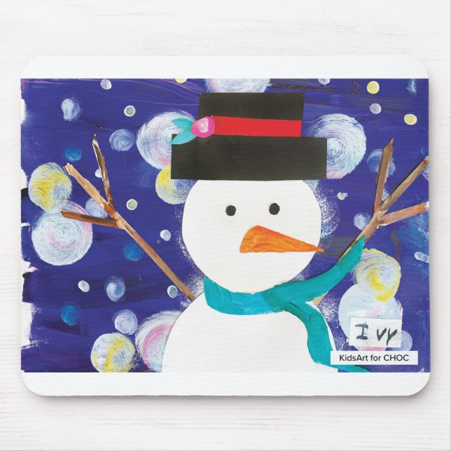 Mousepad Winter Snowman (Frente)