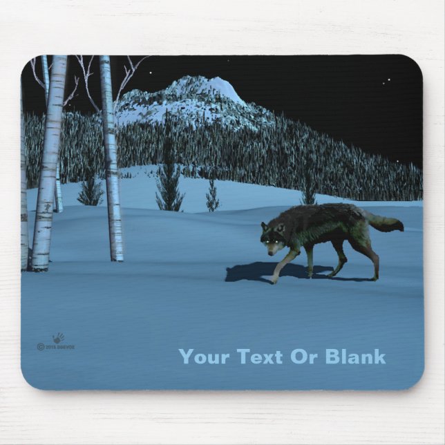 Mousepad Winter Wolf - Tapetum Lucidum (Frente)