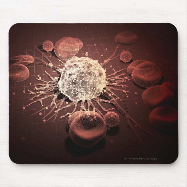 Mousepad Wireframe das células cancerosas (Frente)