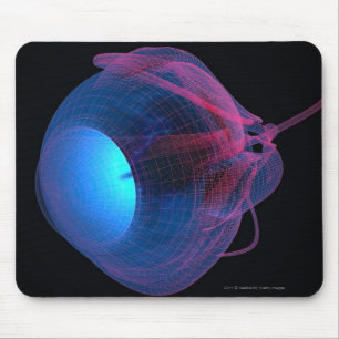 Mousepad Wireframe dos músculos do olho