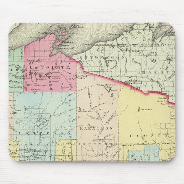Mousepad Wisconsin 8 (Frente)