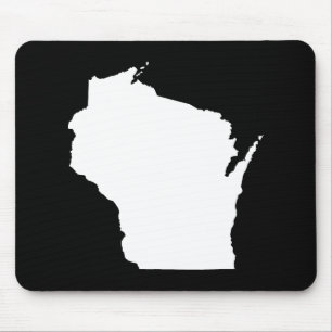 Mousepad Wisconsin em White