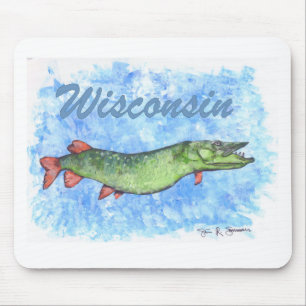 Mousepad Wisconsin Muskie