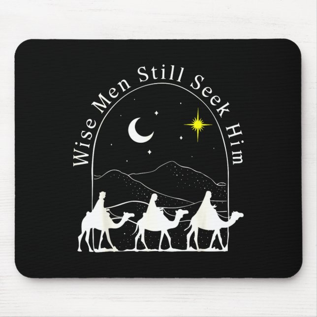 Mousepad Wise Men Christian Christmas Jesus Nativity Scene  (Frente)