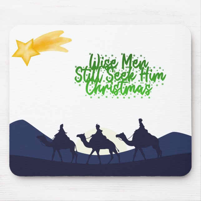 Mousepad Wise Men Still Seek Him Christmas (Frente)