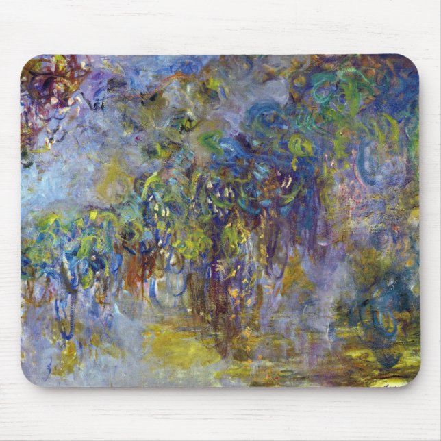 Mousepad Wisteria (metade direita) por Claude Monet (Frente)