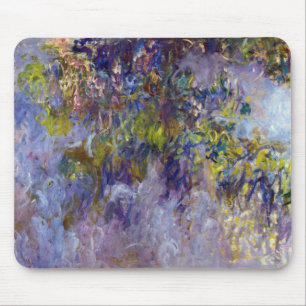 Mousepad Wisteria (metade esquerda) por Claude Monet