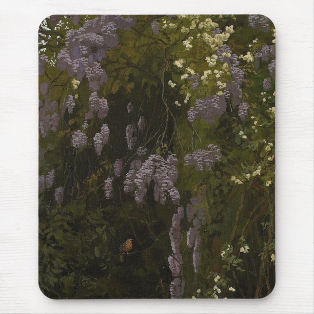 Mousepad Wisterias in Bloom - Composição Floral (Frente)