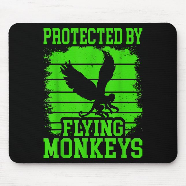 Mousepad Witch Get My Flying Monkeys  (Frente)