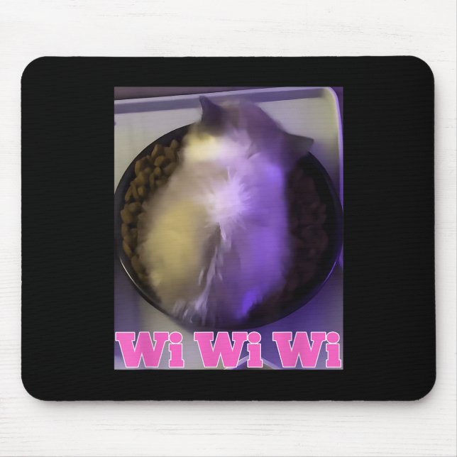 Mousepad Wiwiwi Cat Meme (Frente)