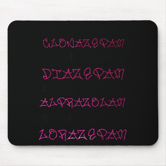 Mousepad Woah Black Betty Clonazepam Woah Black Betty Diaze (Frente)