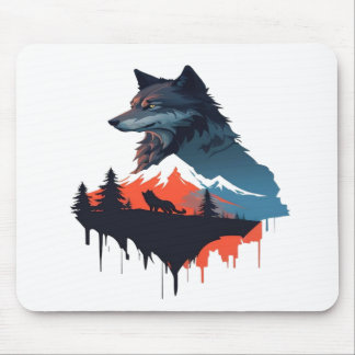 Mousepad Wolf 07